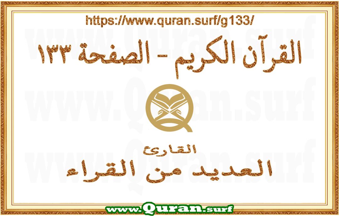 Holy Qur'an Page 133 | Text Highlighting Vertical Videos on Holy Qur'an Recitation