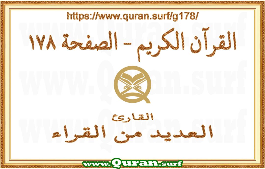 Holy Qur'an Page 178 | Text Highlighting Vertical Videos on Holy Qur'an Recitation